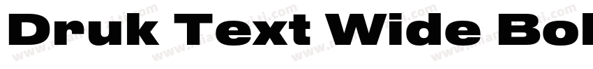 Druk Text Wide Bold字体转换
